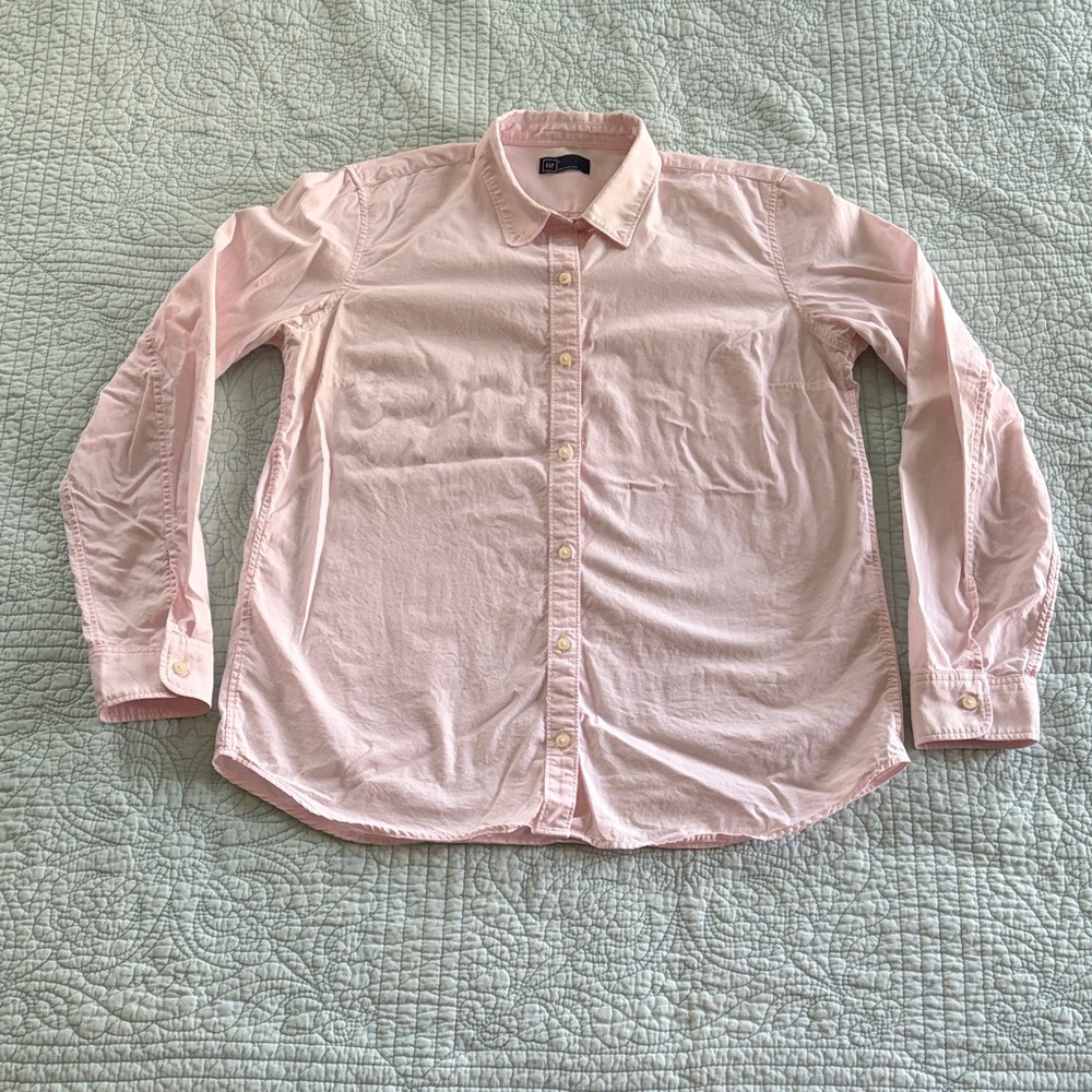 GAP 100% Cotton Baby Pink Button Down